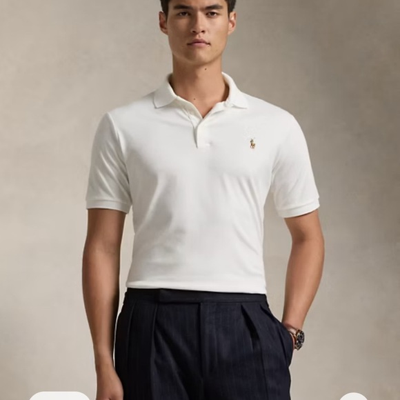 Polo by Ralph Lauren White Polo Shirt Classic Fit - Picture 1 of 13